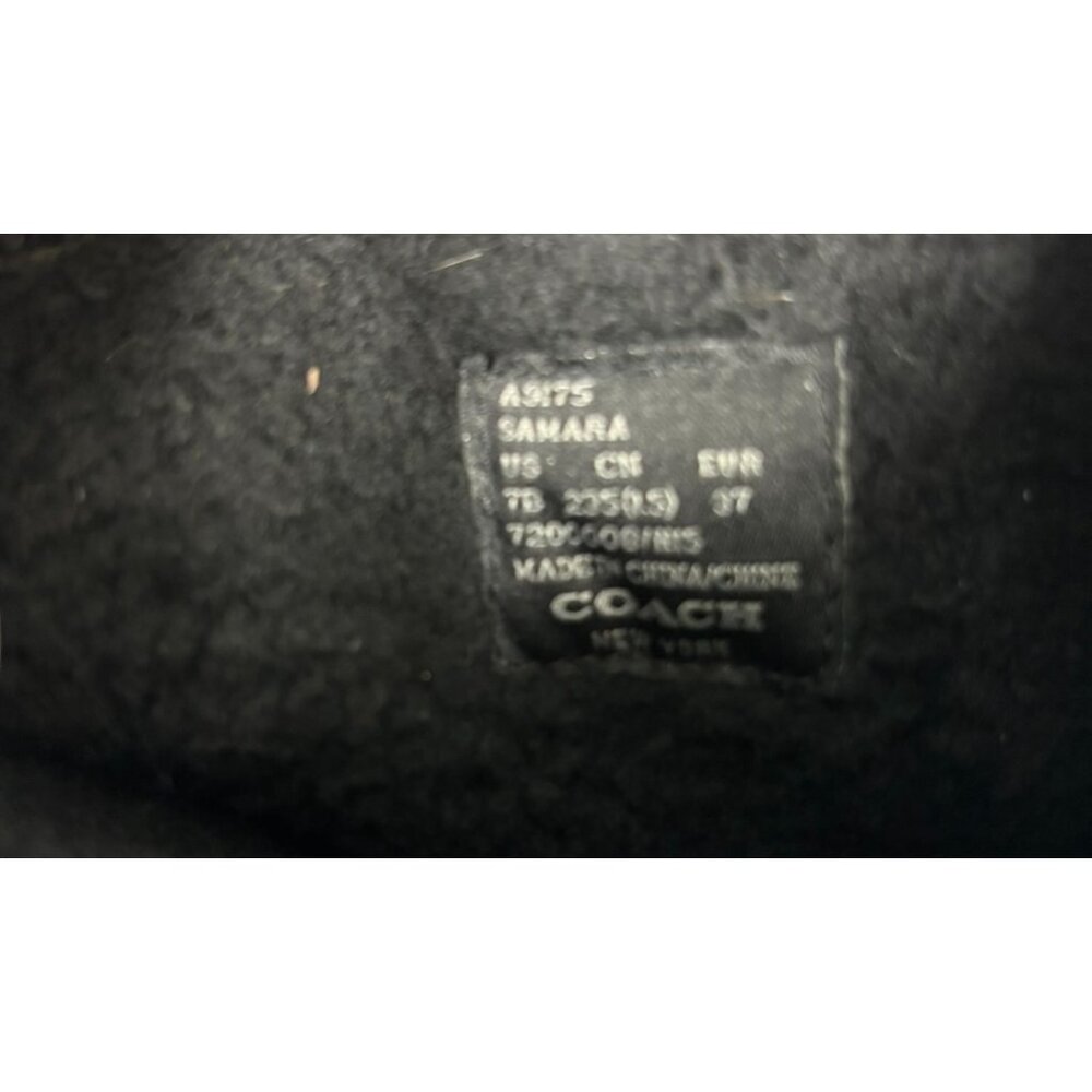 Coach Women's Black Quilted Samara Winter Boots Size 7.5 #45350 - Picture 12 of 12